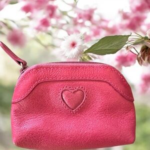 Brighton Small Leather Coin Pink Bag